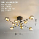 GobekUsa Glass Ball LED Chandelier Ceiling Light for Living Room and Kitchen