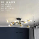 GobekUsa Glass Ball LED Chandelier Ceiling Light for Living Room and Kitchen