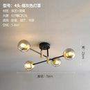 GobekUsa Glass Ball LED Chandelier Ceiling Light for Living Room and Kitchen