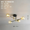 GobekUsa Glass Ball LED Chandelier Ceiling Light for Living Room and Kitchen