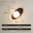 GobekUsa Glass Ball LED Wall Lamp for Modern Nordic Lighting in Living Bedroom