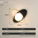 GobekUsa Glass Ball LED Wall Lamp for Modern Nordic Lighting in Living Bedroom