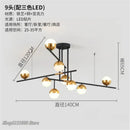 GobekUsa Glass Ball Pendant Lamp Modern LED Hanging Light Fixture