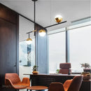 GobekUsa Glass Ball Pendant Lamp Modern LED Hanging Light Fixture