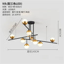 GobekUsa Glass Ball Pendant Lamp Modern LED Hanging Light Fixture