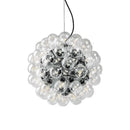 GobekUsa Glass Dandelion LED Chandelier in Black Gold For Modern Spaces