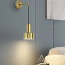 GobekUsa Modern Grenade Shaped Wall Lamp - Metallic Single Bedside Lighting Fixture