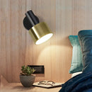 GobekUsa Modern Grenade Shaped Wall Lamp - Metallic Single Bedside Lighting Fixture