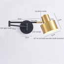 GobekUsa Iron Art LED Wall Lamp for Bedroom Stair Kitchen Living Room Decor
