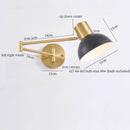 GobekUsa Iron Art LED Wall Lamp for Bedroom Stair Kitchen Living Room Decor