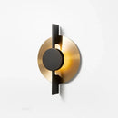 GobekUsa Iron Art LED Wall lamp: Modern Luxury Black Golden Sconce for Restaurant Foyer