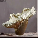 GobekUsa Irregular Shape Vase: Abstract Desk Decoration for Aesthetic Room Decor