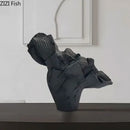 GobekUsa Irregular Shape Vase: Abstract Desk Decoration for Aesthetic Room Decor