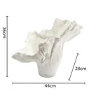 GobekUsa Irregular Shape Vase: Abstract Desk Decoration for Aesthetic Room Decor