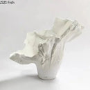 GobekUsa Irregular Shape Vase: Abstract Desk Decoration for Aesthetic Room Decor