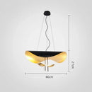 GobekUsa Gold Texture LED Pendant Light Fixture for Living Room & Bedroom Decor