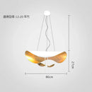 GobekUsa Gold Texture LED Pendant Light Fixture for Living Room & Bedroom Decor