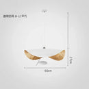 GobekUsa Gold Texture LED Pendant Light Fixture for Living Room & Bedroom Decor