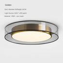 GobekUsa LED Ceiling Light: Minimalist Nordic Round Lighting Fixture for Living Room, Bedroom, Dining Room