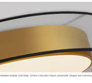 GobekUsa LED Ceiling Light: Minimalist Nordic Round Lighting Fixture for Living Room, Bedroom, Dining Room