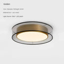 GobekUsa LED Ceiling Light: Minimalist Nordic Round Lighting Fixture for Living Room, Bedroom, Dining Room