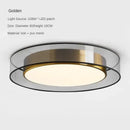 GobekUsa LED Ceiling Light: Minimalist Nordic Round Lighting Fixture for Living Room, Bedroom, Dining Room