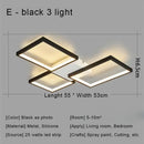 GobekUsa Black LED Chandelier Ceiling Light Remote Control Fixture for Living Room, Bedroom & Kitchen