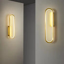 GobekUsa Black Ring LED Indoor Wall Light for Home Decor, Living Room, Bedroom