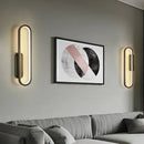 GobekUsa Black Ring LED Indoor Wall Light for Home Decor, Living Room, Bedroom