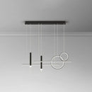 GobekUsa Minimalist Metal Dinner Suspension Lamp with LED Island Pendant and Spotlight