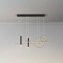 GobekUsa Minimalist Metal Dinner Suspension Lamp with LED Island Pendant and Spotlight
