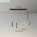 GobekUsa Minimalist Metal Dinner Suspension Lamp with LED Island Pendant and Spotlight
