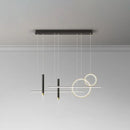 GobekUsa Minimalist Metal Dinner Suspension Lamp with LED Island Pendant and Spotlight