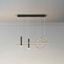 GobekUsa Minimalist Metal Dinner Suspension Lamp with LED Island Pendant and Spotlight