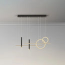 GobekUsa Minimalist Metal Dinner Suspension Lamp with LED Island Pendant and Spotlight