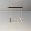 GobekUsa Minimalist Metal Dinner Suspension Lamp with LED Island Pendant and Spotlight