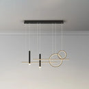 GobekUsa Minimalist Metal Dinner Suspension Lamp with LED Island Pendant and Spotlight