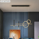 GobekUsa Minimalist Metal Dinner Suspension Lamp with LED Island Pendant and Spotlight