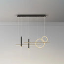 GobekUsa Minimalist Metal Dinner Suspension Lamp with LED Island Pendant and Spotlight