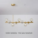 GobekUsa 9-Light Black LED Pendant Chandelier for Modern Living Spaces