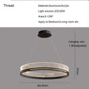 GobekUsa Black/Gold LED Pendant Lights | Modern Design for Home Lighting Decoration