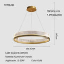 GobekUsa Black/Gold LED Pendant Lights | Modern Design for Home Lighting Decoration
