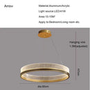 GobekUsa Black/Gold LED Pendant Lights | Modern Design for Home Lighting Decoration