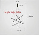 GobekUsa Black LED Stair Chandelier: Modern Ceiling Pendant Light Fixture for Hall and Living Duplex.