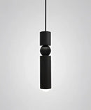 GobekUsa Black Gold LED Tube Pendant Lamp for Home Shop Decoration