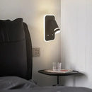 GobekUsa LED USB Reading Wall Lamp with Dimmable Metal Body and Acrylic Shade