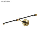 GobekUsa Metal Streamlined LED Vanity Mirror Light in Black - Sconce Light Fixture