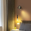 GobekUsa Gold LED Wall Lamp: Luxurious Nordic Spotlight for Home Bedside, Living Room, Bed Wall Light