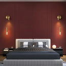 GobekUsa Gold LED Wall Lamp: Luxurious Nordic Spotlight for Home Bedside, Living Room, Bed Wall Light