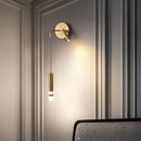 GobekUsa Gold LED Wall Lamp: Luxurious Nordic Spotlight for Home Bedside, Living Room, Bed Wall Light